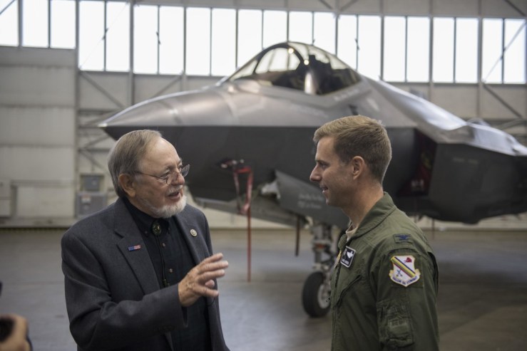 Don Young with Airman